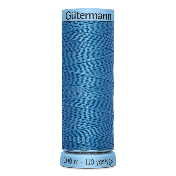 Gutermann Silk Thread, Blue 965 - 100m