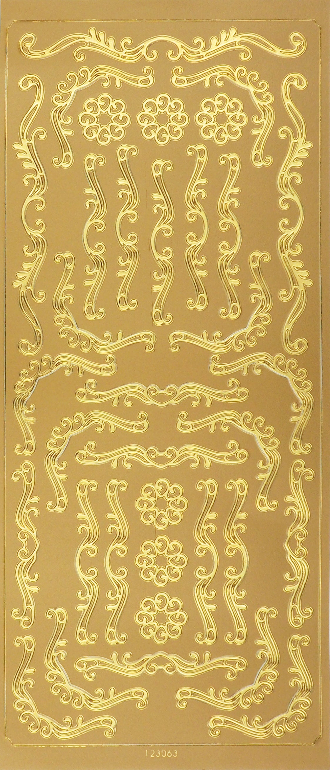 Arbee Foil Stickers Border & Corners, Gold Media 1 of 1