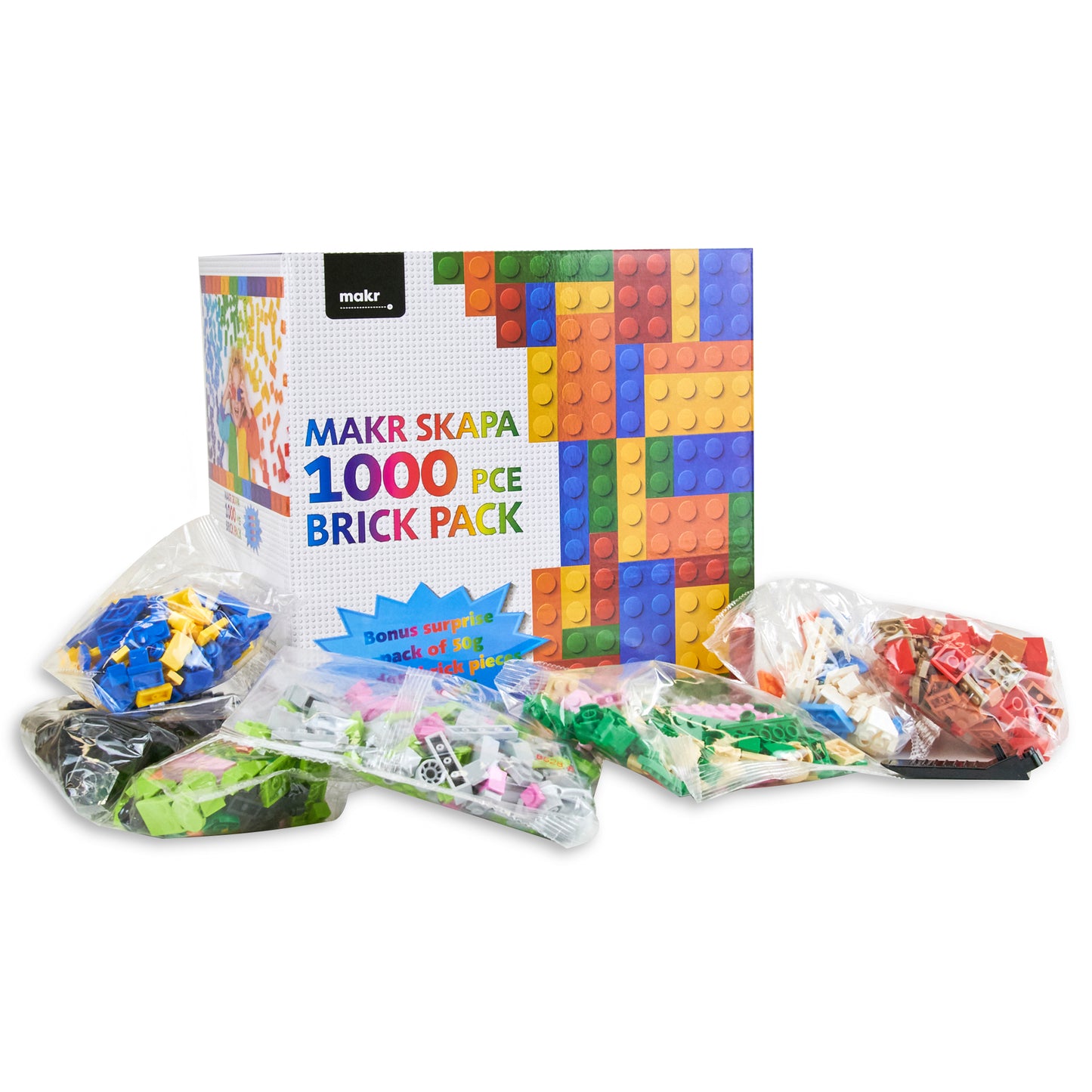 Makr Skapa Bricks Super Pack, 1000pc