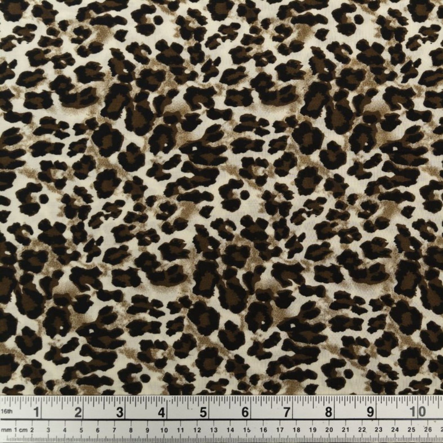 Rayon Fabric, Leopard- 140cm