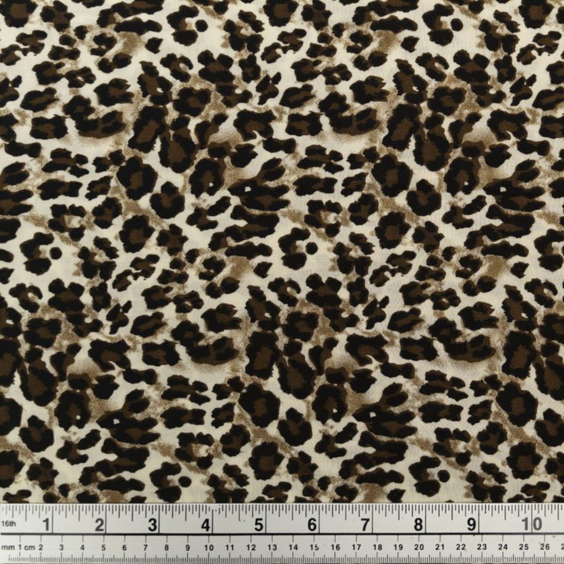 Rayon Fabric, Leopard- 140cm