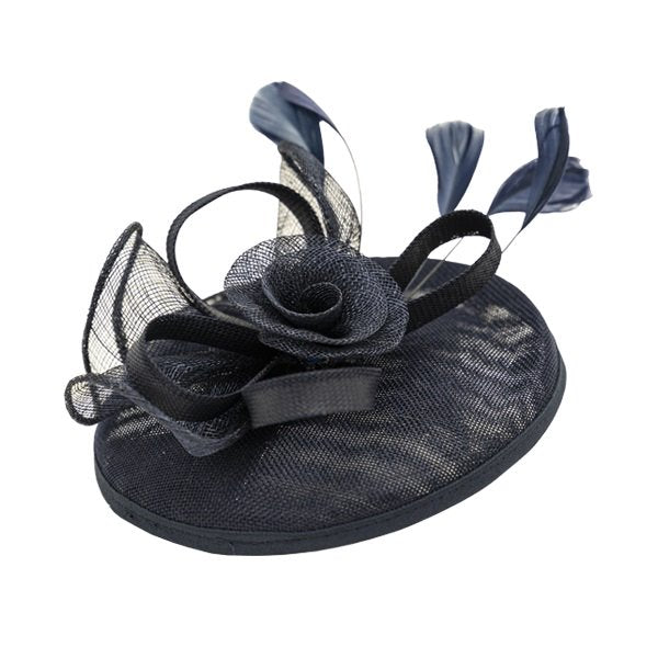 Headband & Clip Fascinator, Chloe Sinamay