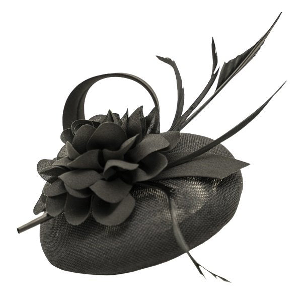 Willow Headband & Clip Fascinator, Black