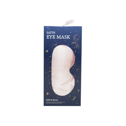 Satin Sleep Eye Mask, Pink- 20x8.5cm