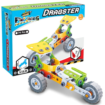 Construct It Flexibles, Dragster- 74pc