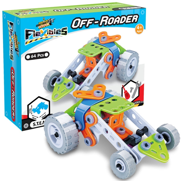 Construct It Flexibles, Off Roader- 64pc