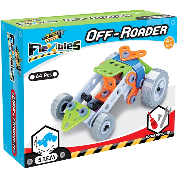 Construct It Flexibles, Off Roader- 64pc