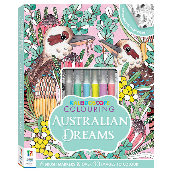 Kaleidoscope Colouring Kit, Australian Dreams