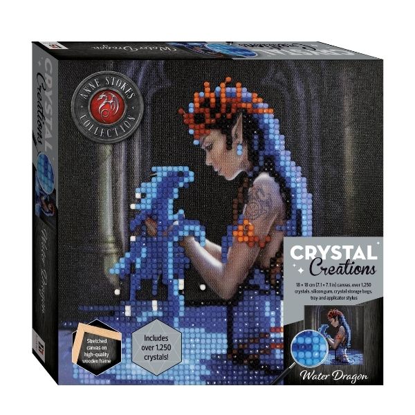 Crystal Creations Canvas Anne Stokes, Water Dragon