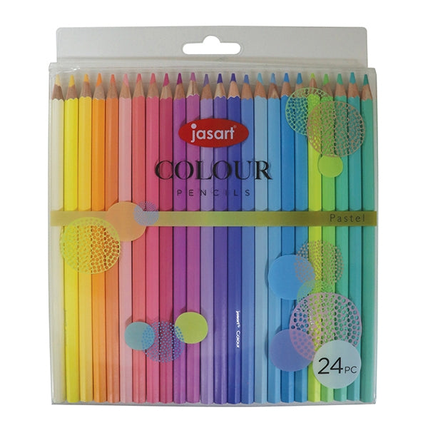 Jasart Studio Pencil, Pastel- Set of 24