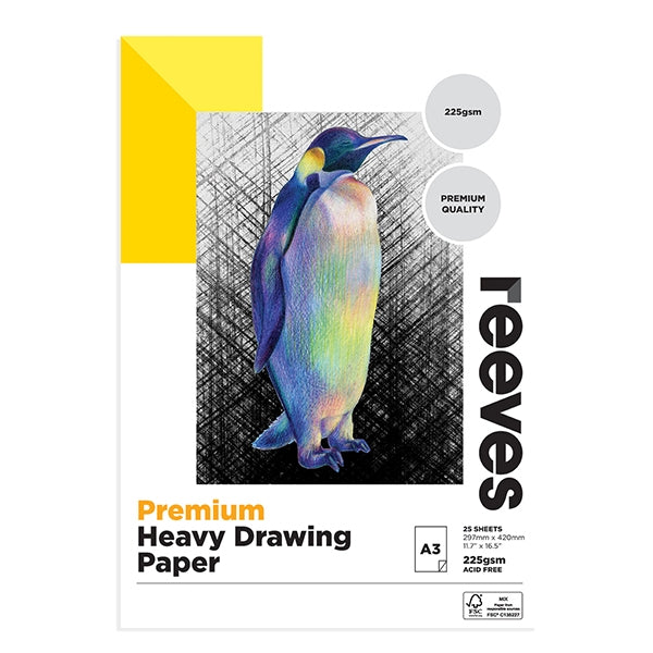 Reeves Premium Drawing Pad, 225gsm- A3