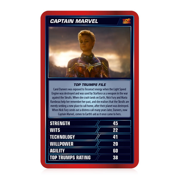 Top Trumps Cards, Marvel Cinematic Universe