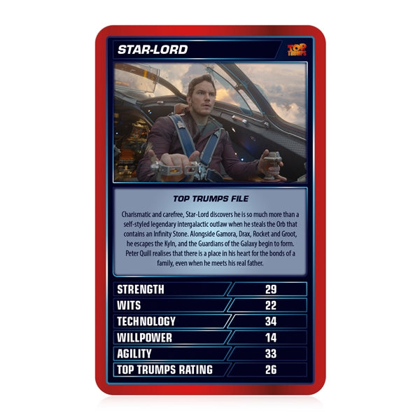 Top Trumps Cards, Marvel Cinematic Universe