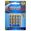 Maxell Premium Alkaline Batteries, AAA- 4pk