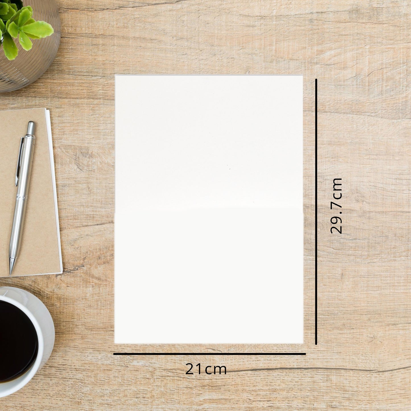 Makr Smooth Lightweight Cardstock, White- A4