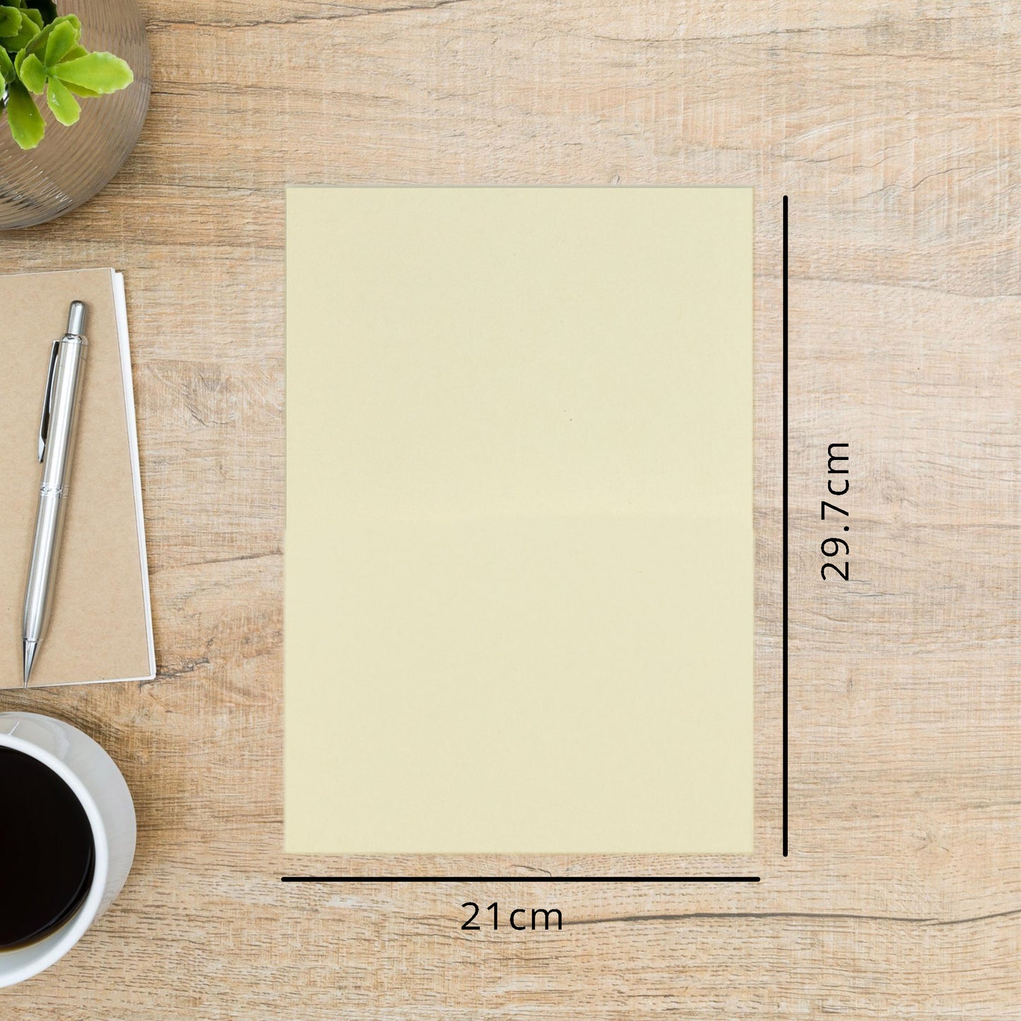 Makr Smooth Lightweight Cardstock, Cream- A4