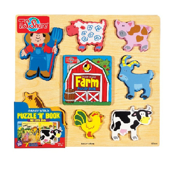 Chunky World Puzzle Book, Farm