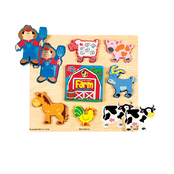 Chunky World Puzzle Book, Farm