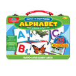 Bendon T.S. Shure Match N' Snap Puzzles in Lunchbox Tin, Alphabet