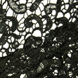 Lace Fabric, Heavy Black- 65cm