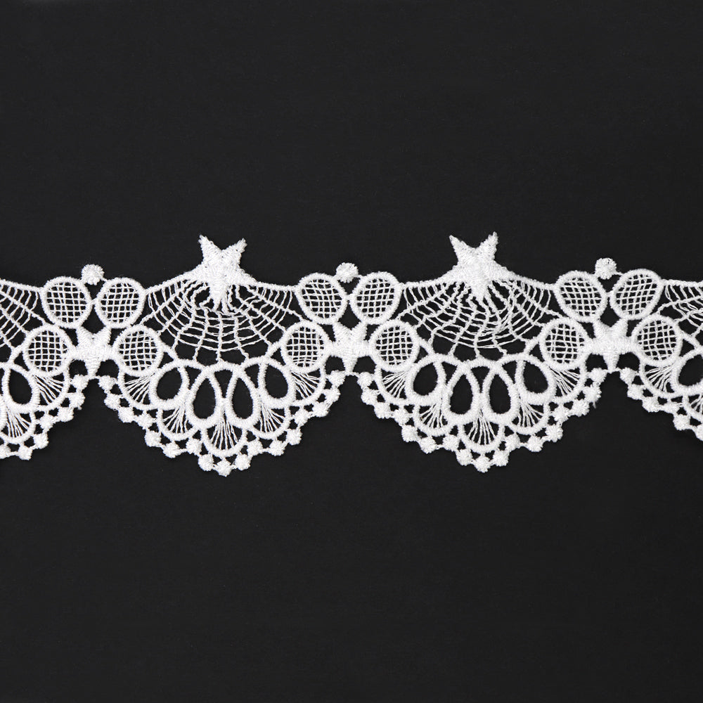 Sullivans Lace Guipure, White- 54mm