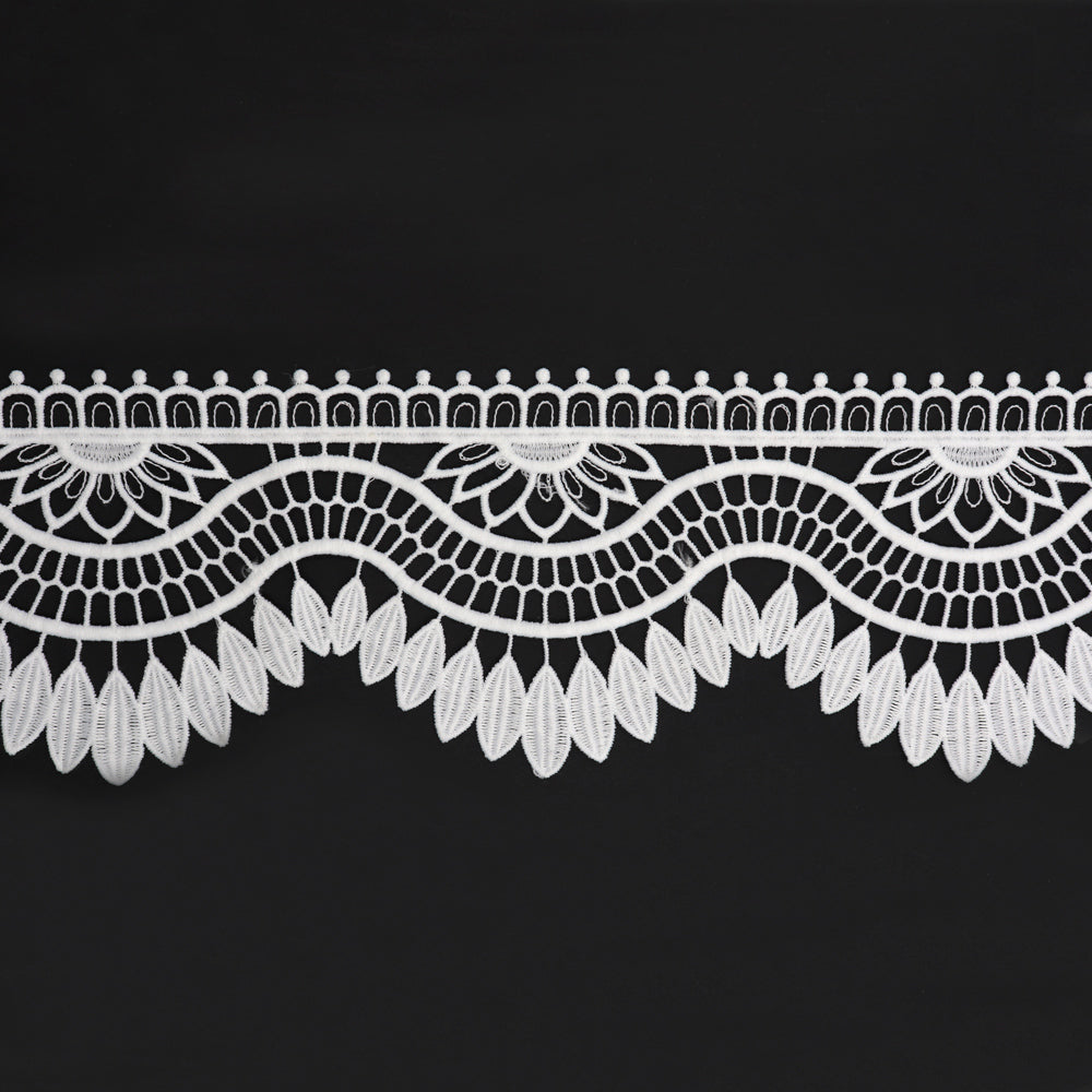 Sullivans Lace Guipure, Ivory- 100mm