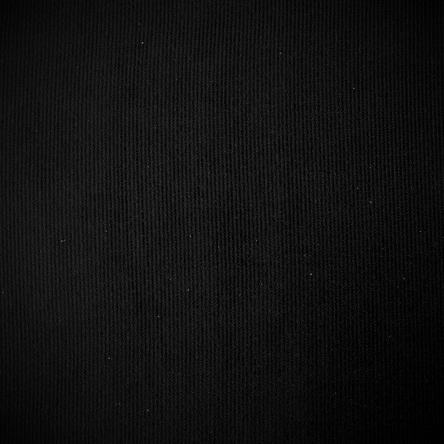 Corduroy Fabric, Black- 145cm