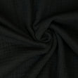 Double Cheesecloth Fabric, Black- Width 140cm