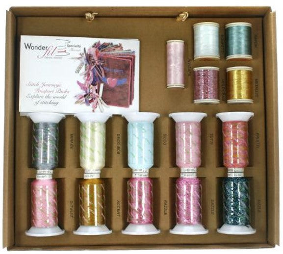 Birch Wonderfil Threads Inspiration Packs