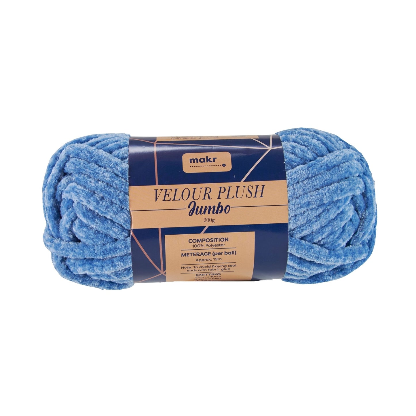 Makr Velour Plush Jumbo Yarn, Allure- 200g