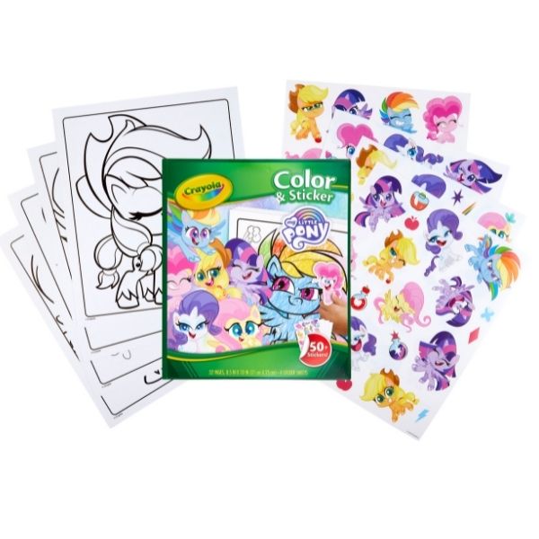 Crayola Color & Sticker Book, My Little Pony