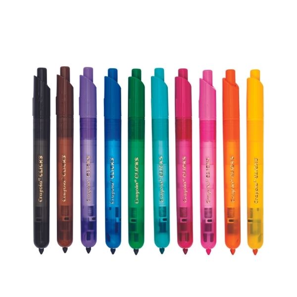 Crayola Clicks Retractable Markers, 10pk