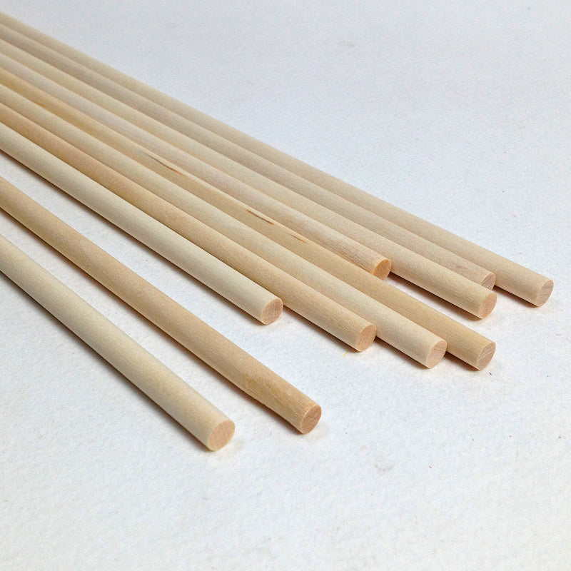 Arbee Wood Dowels, Natural- 6mmx30cm