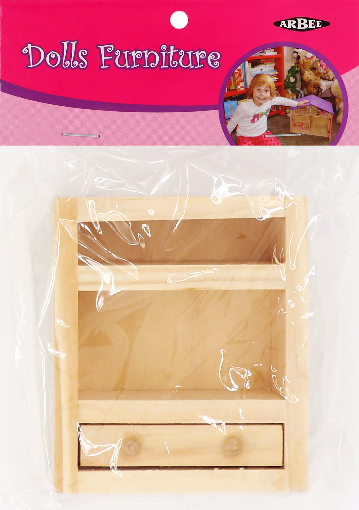 Arbee Dolls Furniture, Shelf Unit