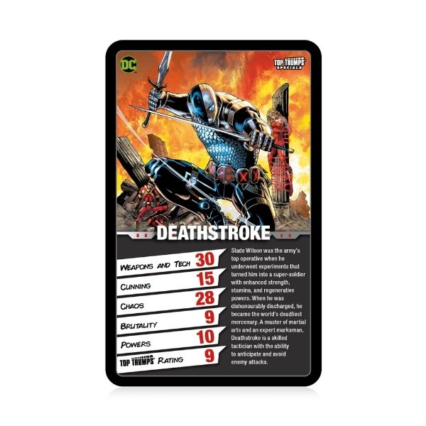 DC Super Villains Top Trumps