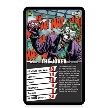 DC Super Villains Top Trumps