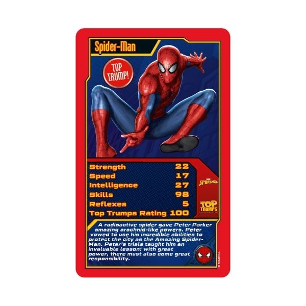 Spider Man: Spiderverse Top Trumps