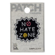 Simplicity Iron on Applique, No Hate Zone- 40x37mm