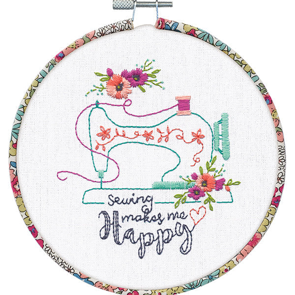 Dimensions Stitch Kits, Sew Happy