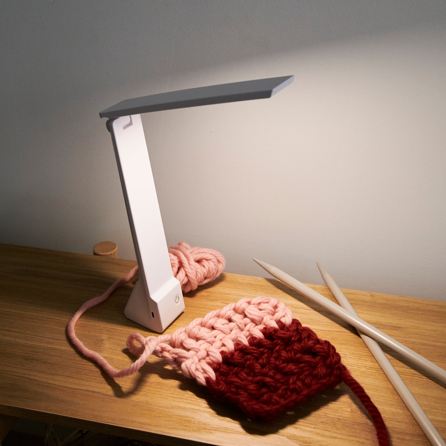 LED Foldable Desk Lamp With USB Charger