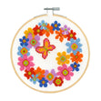 DMC Cross Stitch Kit - Floral Wreath