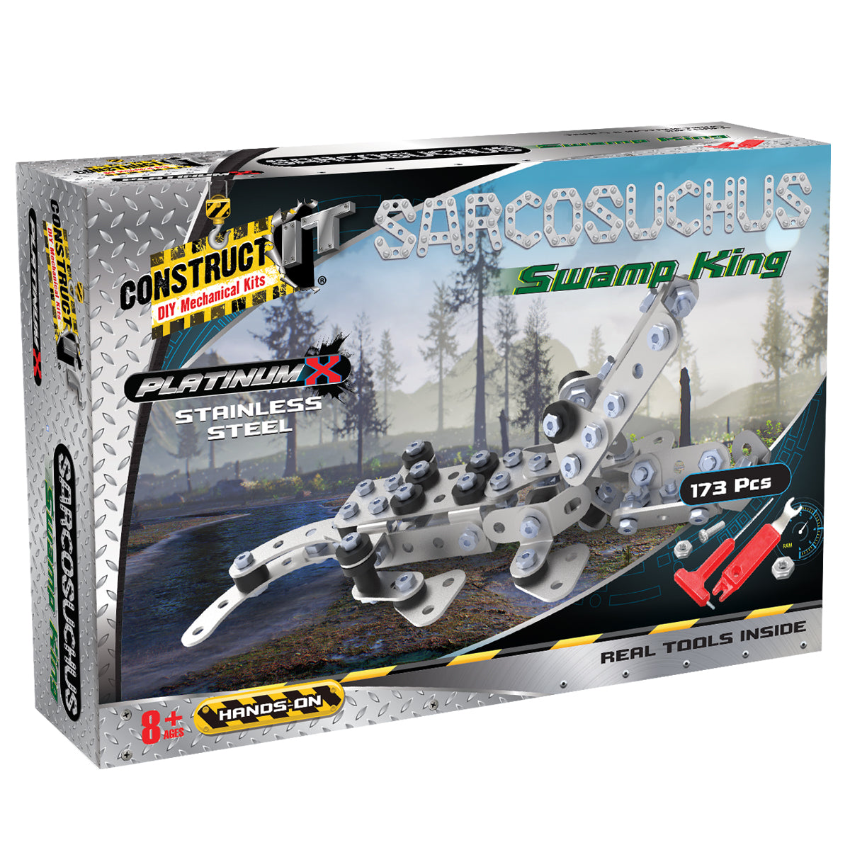 Construct It DIY Mechanical Kit, Sarosuchus Swamp King