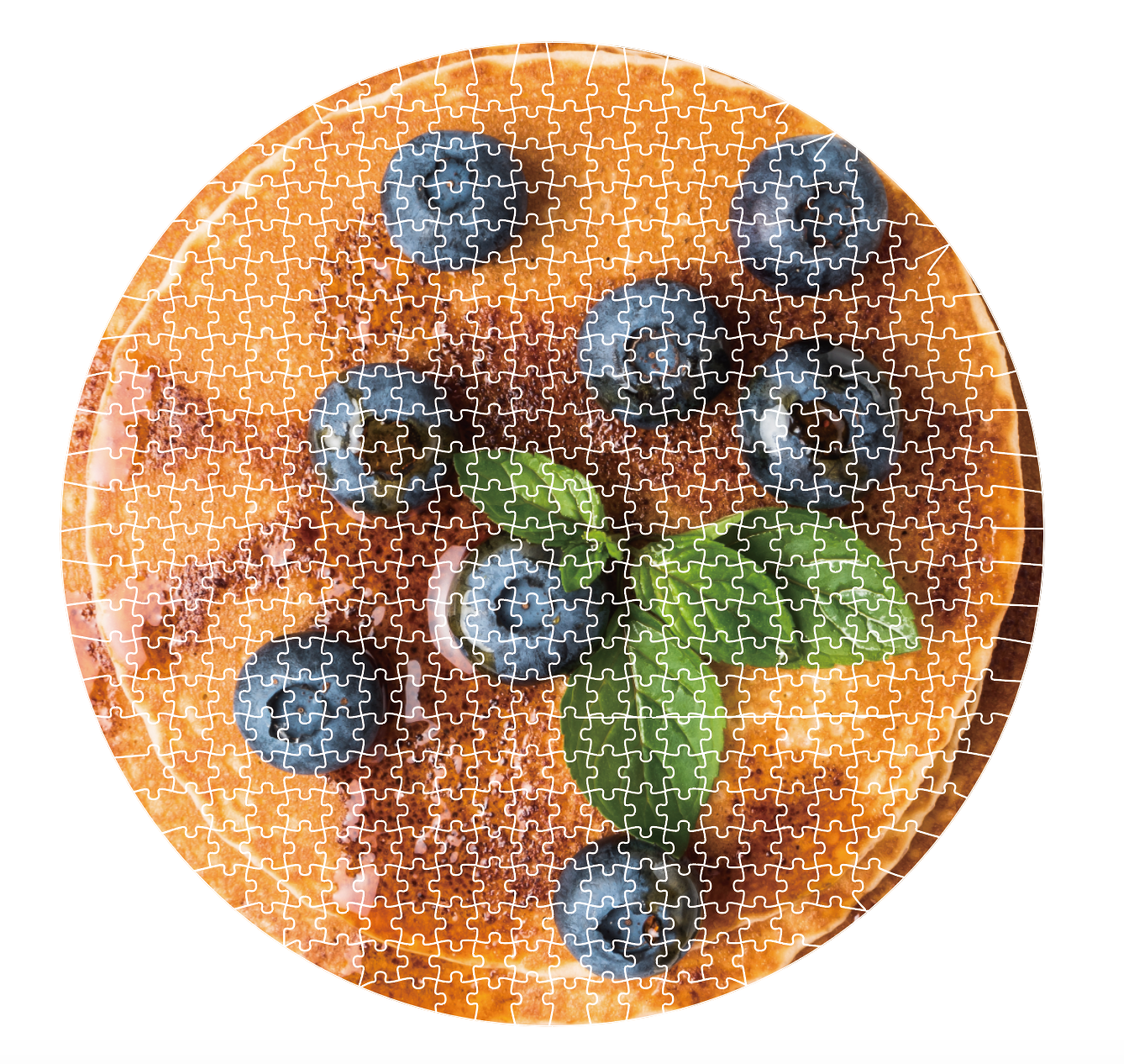 SuperSized Puzzles Pancake, Blueberry- 300pc