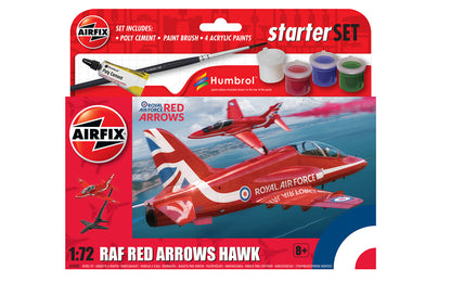 Airfix Small Beginners Set, Red Arrows Hawk