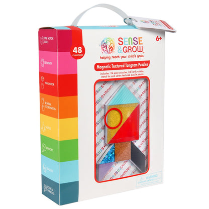 Sense & Grow Kit, Textured Tangram Puzzles