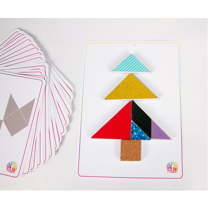 Sense & Grow Kit, Textured Tangram Puzzles