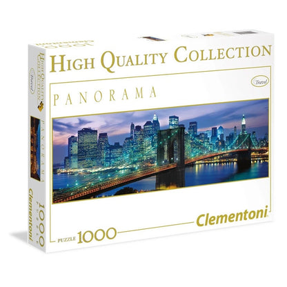 1000-Piece Clementoni Jigsaw Puzzle, Panorama - New York Brooklyn Bridge