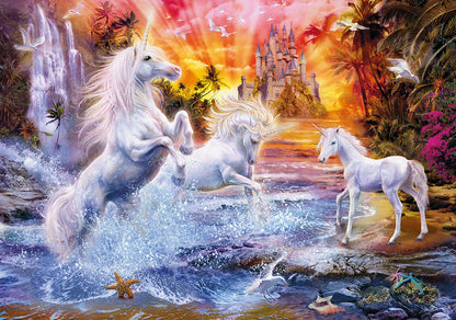 1500-Piece Clementoni Jigsaw Puzzle, Wild Unicorns