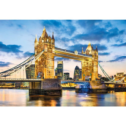 2000-Piece Clementoni Jigsaw Puzzle, Tower Bridge at Dusk