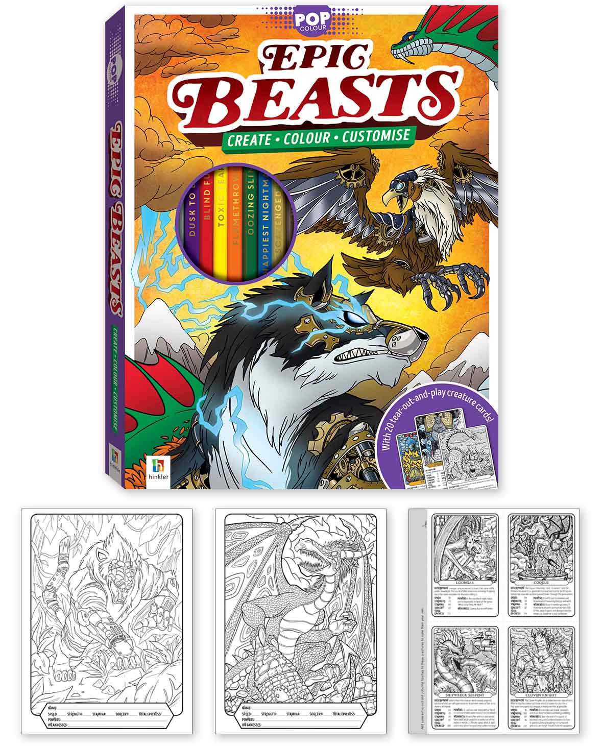 Pop Colour: Epic Beasts